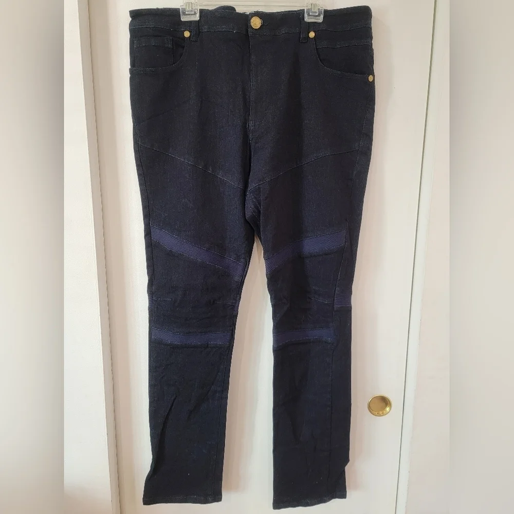 Mens Mogul Blue Denim Jeans Size 42 New W/Tags